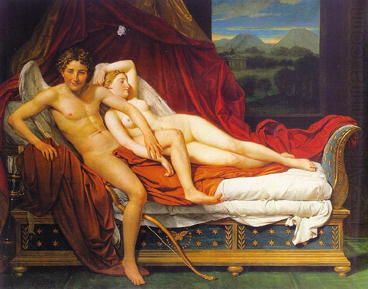 Jacques-Louis  David Cupid and Psyche1 china oil painting image